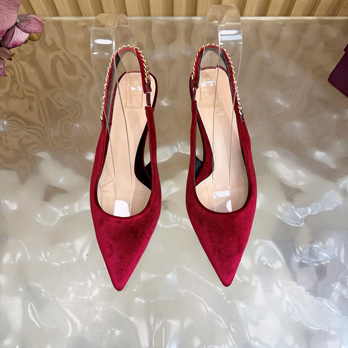 グッチ直営アウトレット店 GUCCI 2026年 新作 ヒール シューズ 靴 レディース ミュール レッド 2631340 グッチ 靴 サンダル - 画像 (6)