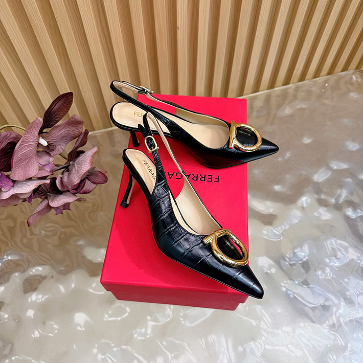 最高級フェラガモスーパーコピー FERRAGAMO 2026新作 マキシ ガンチーニ バックル パンプス 2631341 Ferragamo パンプス アウトレット - 画像 (9)