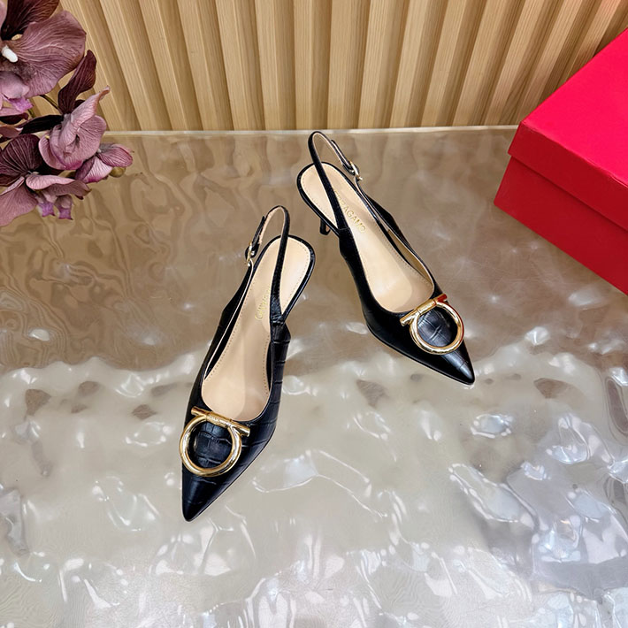 最高級フェラガモスーパーコピー FERRAGAMO 2026新作 マキシ ガンチーニ バックル パンプス 2631341 Ferragamo パンプス アウトレット - 画像 (6)