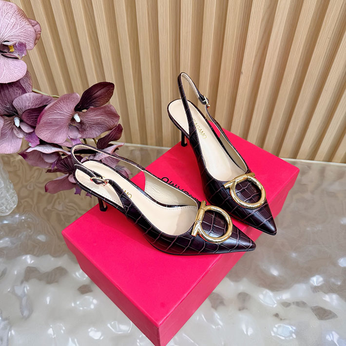 最高級フェラガモスーパーコピー FERRAGAMO 2026新作 マキシ ガンチーニ バックル パンプス 2631342 FERRAGAMO 靴 レディース - 画像 (8)