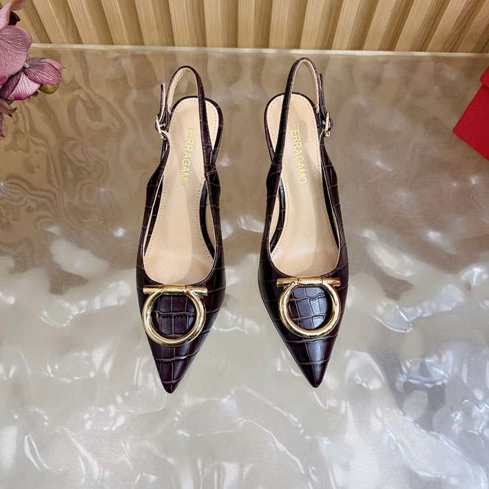 最高級フェラガモスーパーコピー FERRAGAMO 2026新作 マキシ ガンチーニ バックル パンプス 2631342 FERRAGAMO 靴 レディース - 画像 (6)