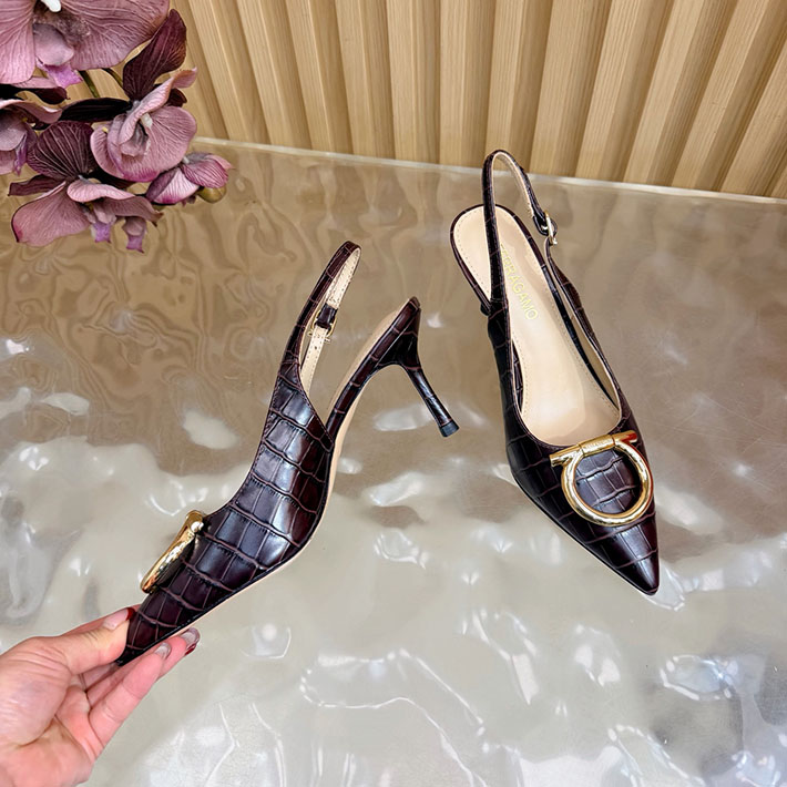 最高級フェラガモスーパーコピー FERRAGAMO 2026新作 マキシ ガンチーニ バックル パンプス 2631342 FERRAGAMO 靴 レディース - 画像 (4)