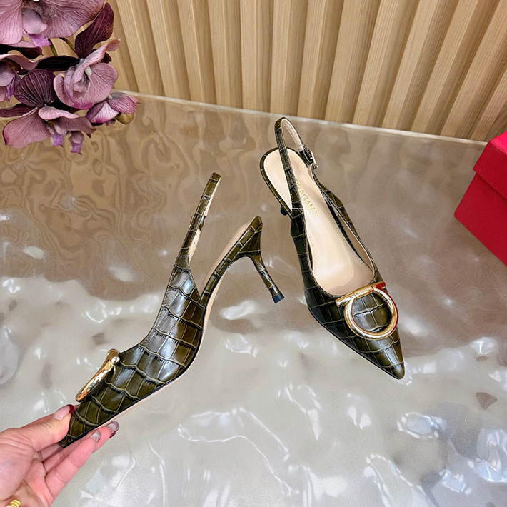 最高級フェラガモスーパーコピー FERRAGAMO 2026新作 マキシ ガンチーニ バックル パンプス 2631343 FERRAGAMO 靴 パンプス - 画像 (3)