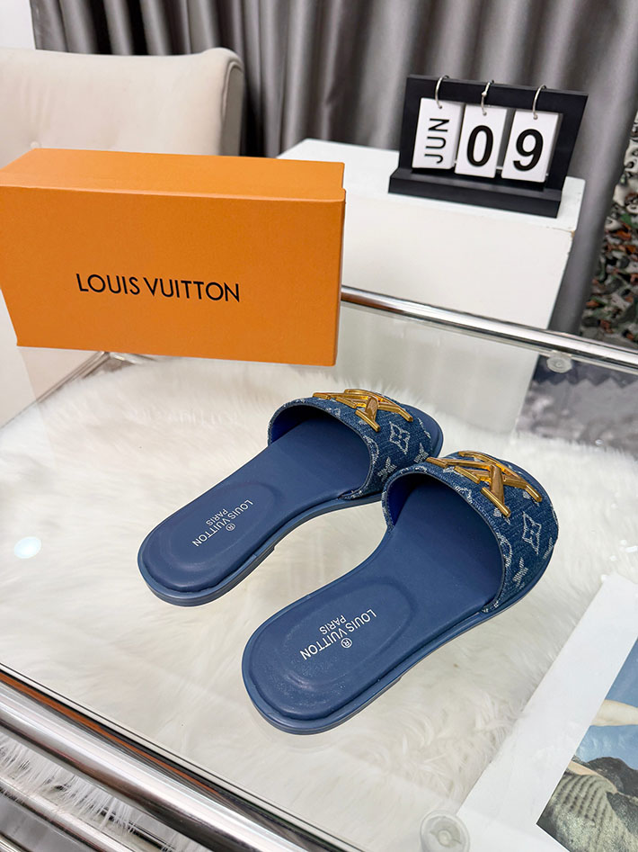 レディース ルイヴィトン サンダル LV リリー ミュール デニム モノグラム 9色から選べます 2631362 ルイヴィトン サンダル レディース 新作 - 画像 (5)