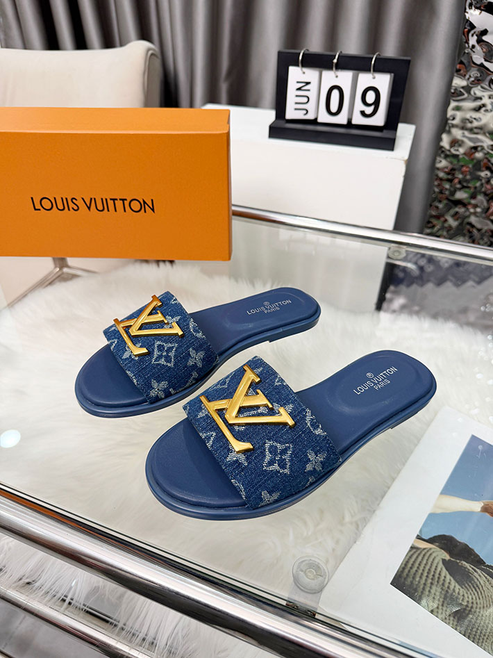 レディース ルイヴィトン サンダル LV リリー ミュール デニム モノグラム 9色から選べます 2631362 ルイヴィトン サンダル レディース 新作 - 画像 (4)
