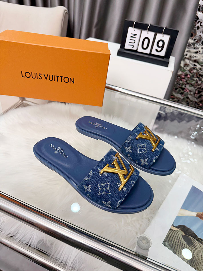 レディース ルイヴィトン サンダル LV リリー ミュール デニム モノグラム 9色から選べます 2631362 ルイヴィトン サンダル レディース 新作 - 画像 (3)