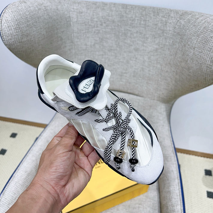 レディース 最高級フェンディスーパーコピー FENDI 2026年春夏 新作 フロー スニーカー ホワイト 2631364 フェンディ スニーカー アウトレット - 画像 (7)