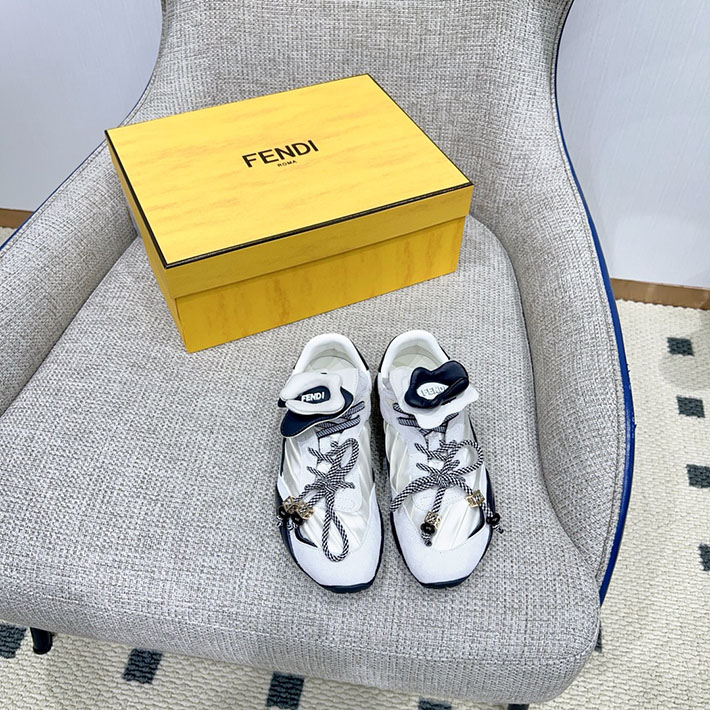レディース 最高級フェンディスーパーコピー FENDI 2026年春夏 新作 フロー スニーカー ホワイト 2631364 フェンディ スニーカー アウトレット - 画像 (4)