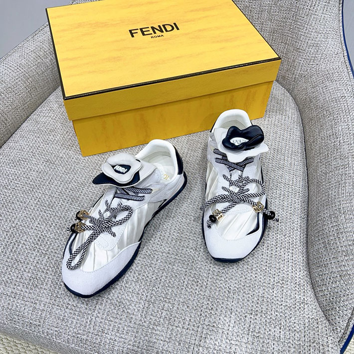 レディース 最高級フェンディスーパーコピー FENDI 2026年春夏 新作 フロー スニーカー ホワイト 2631364 フェンディ スニーカー アウトレット - 画像 (2)