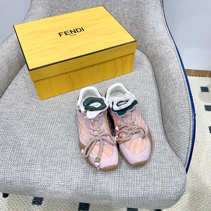 レディース 最高級フェンディスーパーコピー FENDI 2026年春夏 新作 フロー スニーカー ピンク 2631365 フェンディ 靴 スニーカー - 画像 (4)