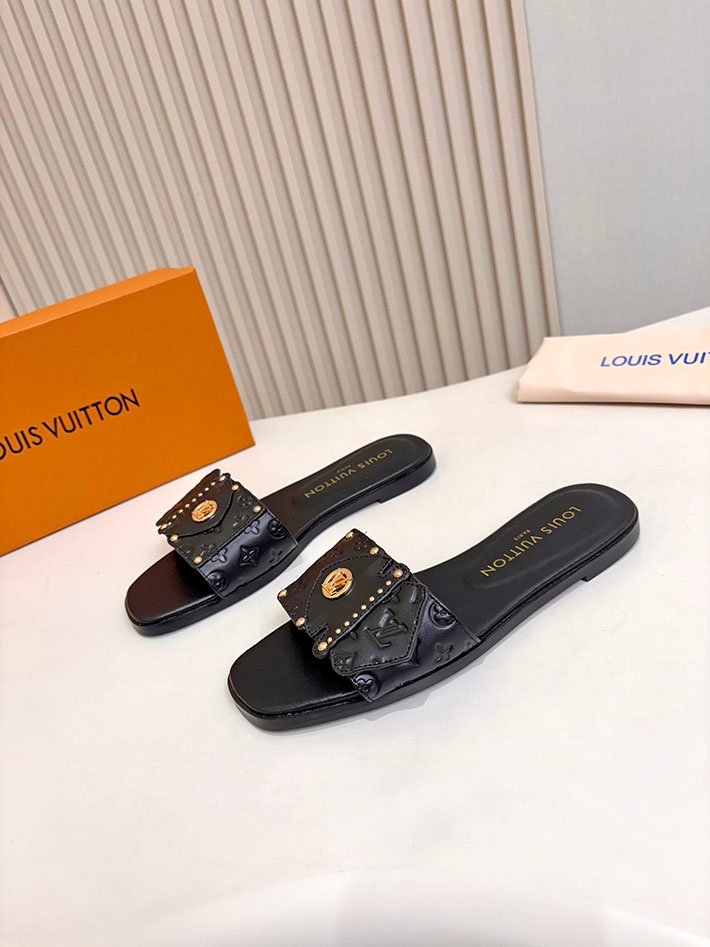 ルイヴィトン ファー サンダル LV フレーム ミュール サマー・ライン サンダル 6色から選べます 2631388 ヴィトン サンダル レディース - 画像 (8)