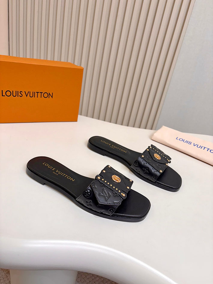 ルイヴィトン ファー サンダル LV フレーム ミュール サマー・ライン サンダル 6色から選べます 2631388 ヴィトン サンダル レディース - 画像 (7)