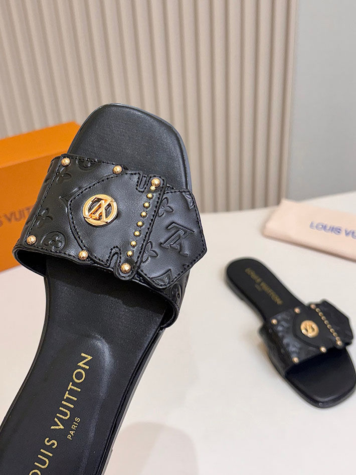 ルイヴィトン ファー サンダル LV フレーム ミュール サマー・ライン サンダル 6色から選べます 2631388 ヴィトン サンダル レディース - 画像 (5)