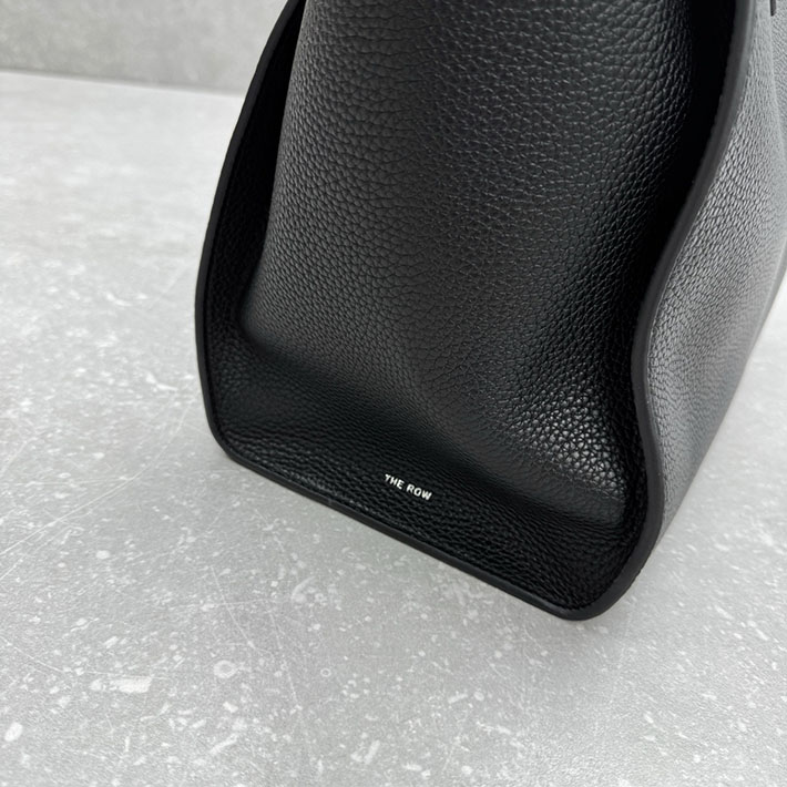 最高級ザロウスーパーコピー THE ROW Marlo 14 マルゴー14 レザー製のトートバッグ ブラック 2631429 ザロウ マルゴー 芸能人 - 画像 (5)