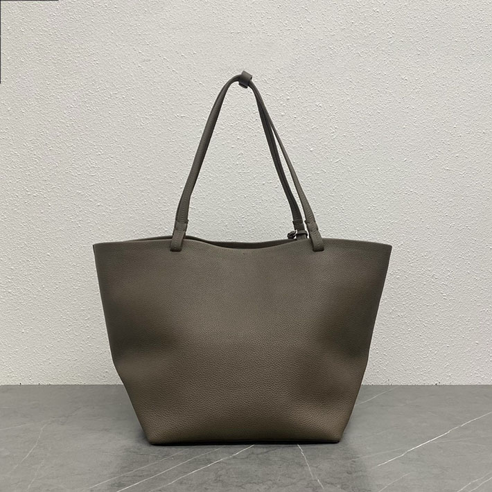 最高級ザロウスーパーコピー THE ROW Park Tote レザー製スリーバッグ スモークド・トープ W1272L129SMKTA ザロウ トートバッグ - 画像 (8)