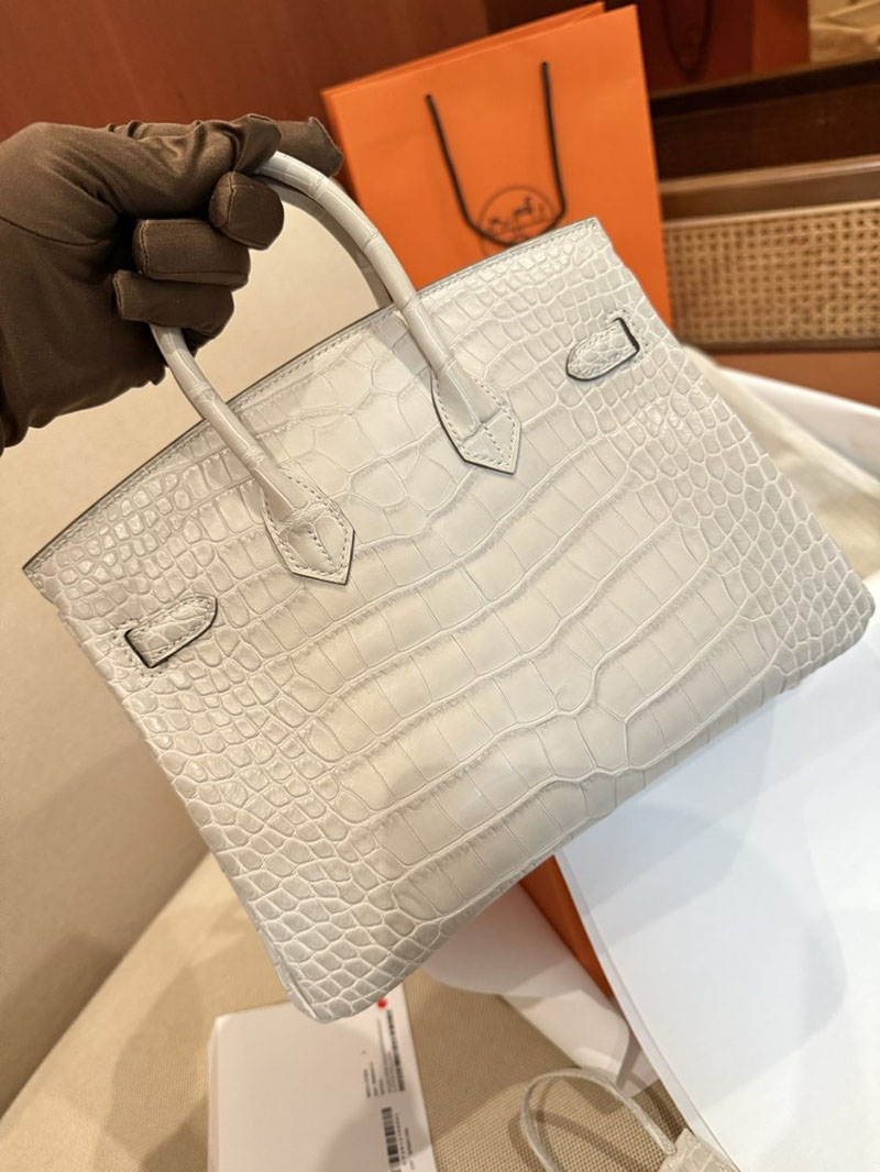 エルメス バーキン 25の通販 HERMES バーキン25 ベトン クロコダイル シルバー金具 2631450 エルメス バーキン クロコダイル 定価 - 画像 (13)