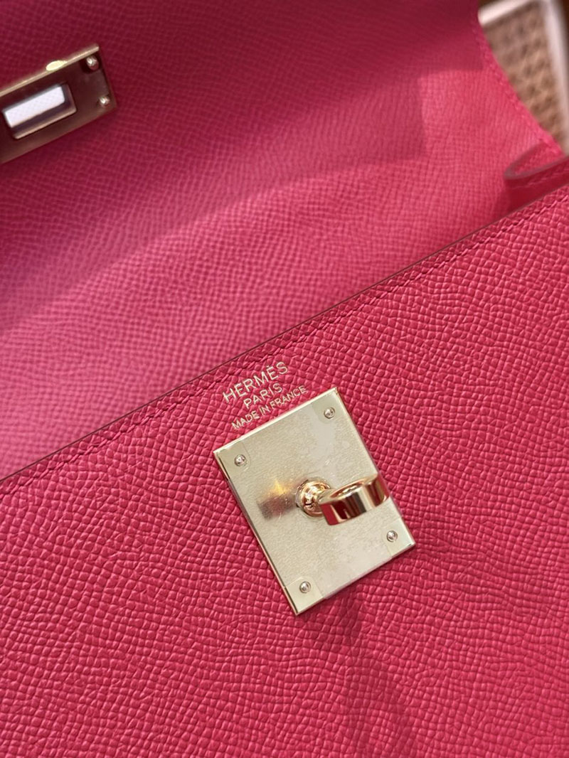 エルメス ケリー 25の通販 HERMES ケリー25 外縫い ルージュカザック ヴォーエプソン ゴールド金具 2631459 エルメス ケリー25 外縫い - 画像 (12)