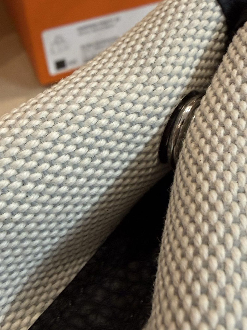 エルメス ネオ・ガーデンの通販 HERMES ネオ・ガーデン 23 黒 ネゴンダ/トワルアッシュ シルバー金具 2631460 ネオガーデンパーティ 定価 - 画像 (5)