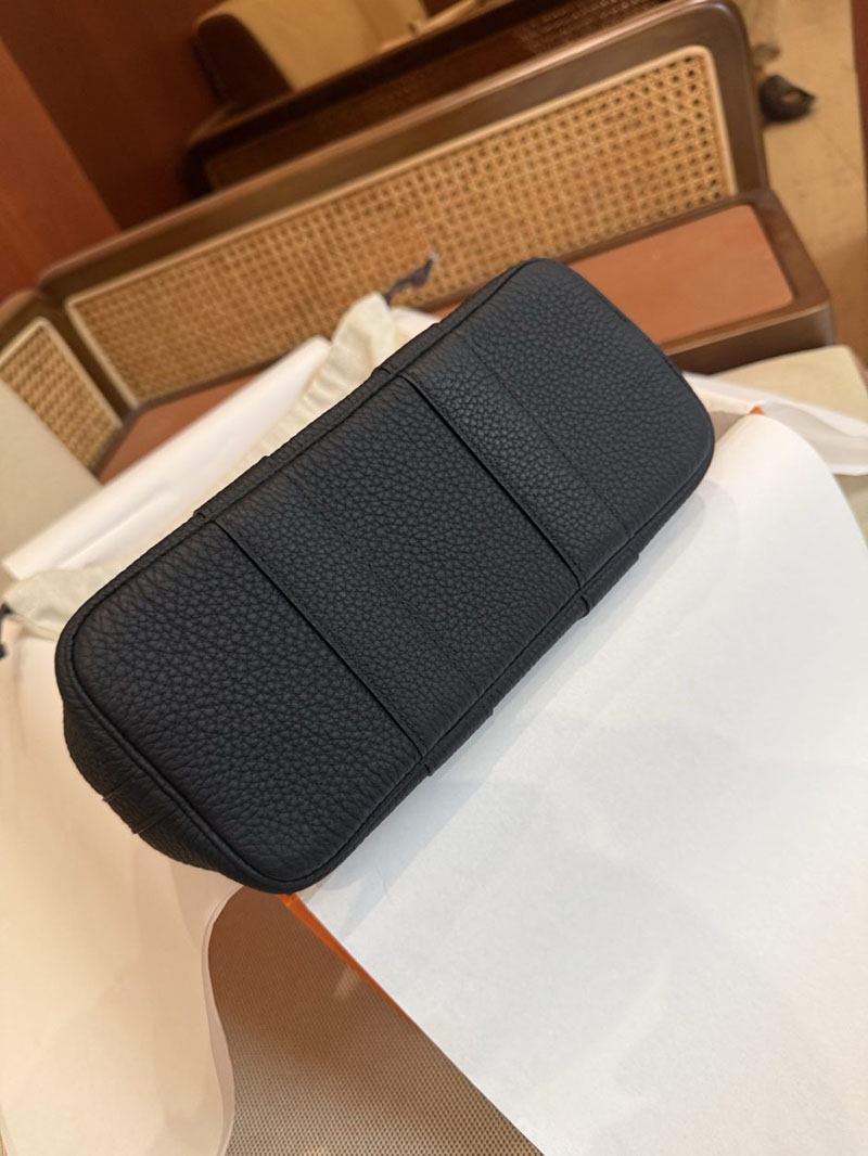 エルメス ネオ・ガーデンの通販 HERMES ネオ・ガーデン 23 黒 ネゴンダ/トワルアッシュ シルバー金具 2631460 ネオガーデンパーティ 定価 - 画像 (3)