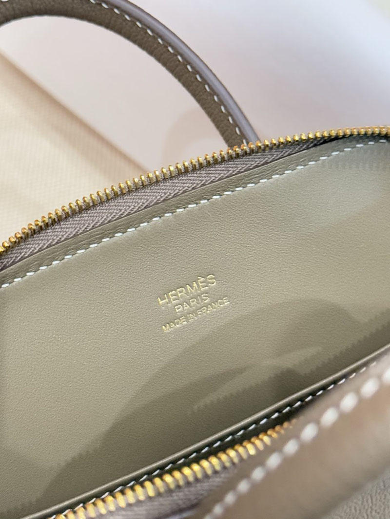 エルメス ボリードミニの通販 HERMES ボリード1923 ミニ エトゥープ シェブルミゾル ゴールド金具 2631464 エルメス ボリードミニ - 画像 (7)