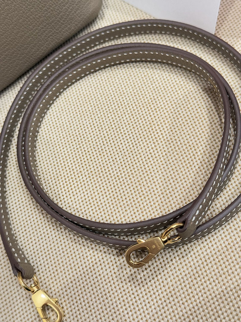 エルメス ボリードミニの通販 HERMES ボリード1923 ミニ エトゥープ シェブルミゾル ゴールド金具 2631464 エルメス ボリードミニ - 画像 (3)