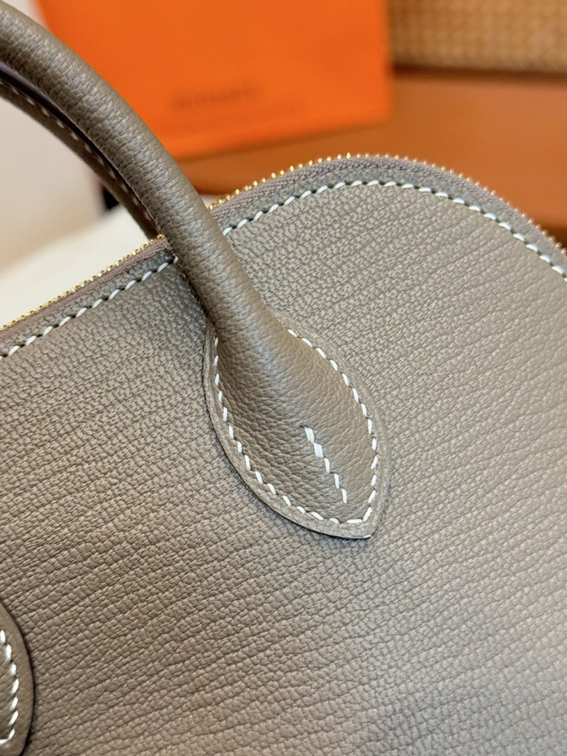 エルメス ボリードミニの通販 HERMES ボリード1923 ミニ エトゥープ シェブルミゾル ゴールド金具 2631464 エルメス ボリードミニ - 画像 (2)