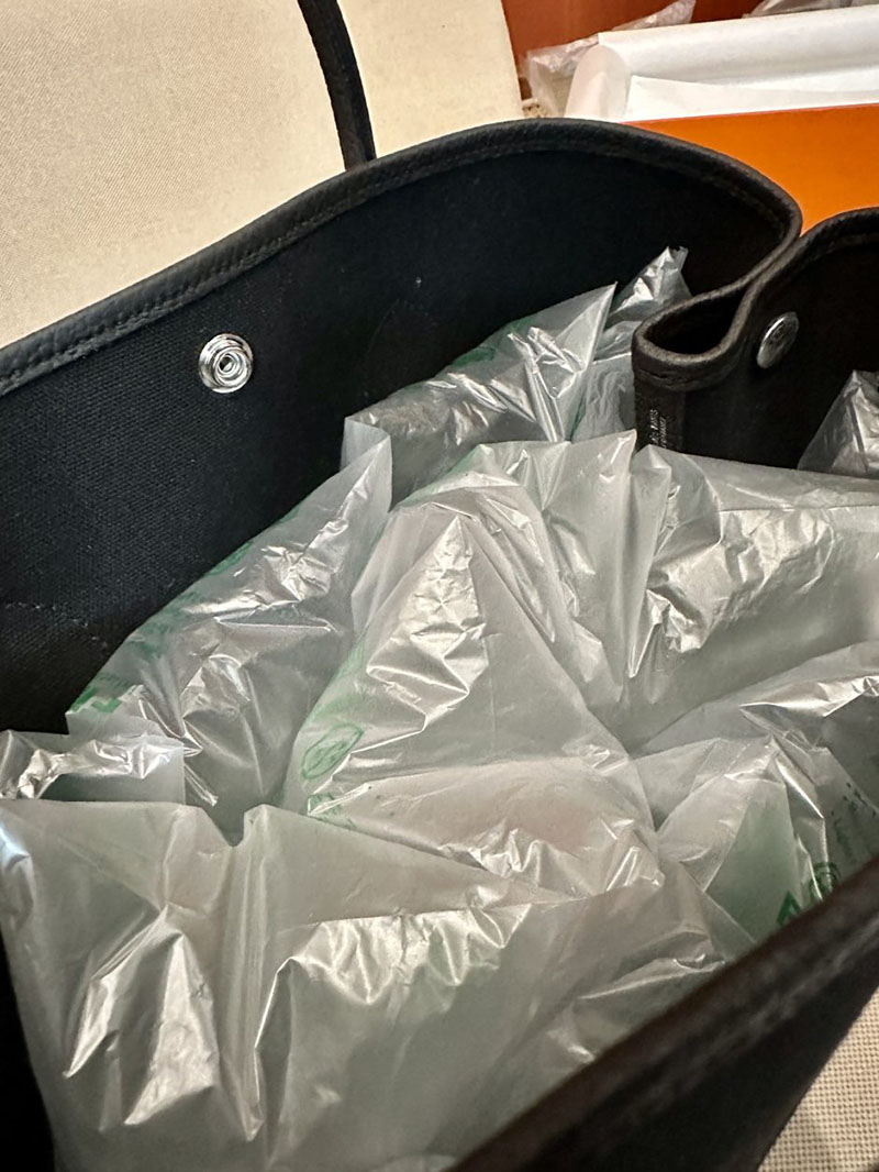エルメス ガーデンパーティの通販 HERMES ガーデンパーティ 30 TPM 黒 ネゴンダ/トワル シルバー金具 2631466 エルメス ガーデンパーティー 定価 - 画像 (2)