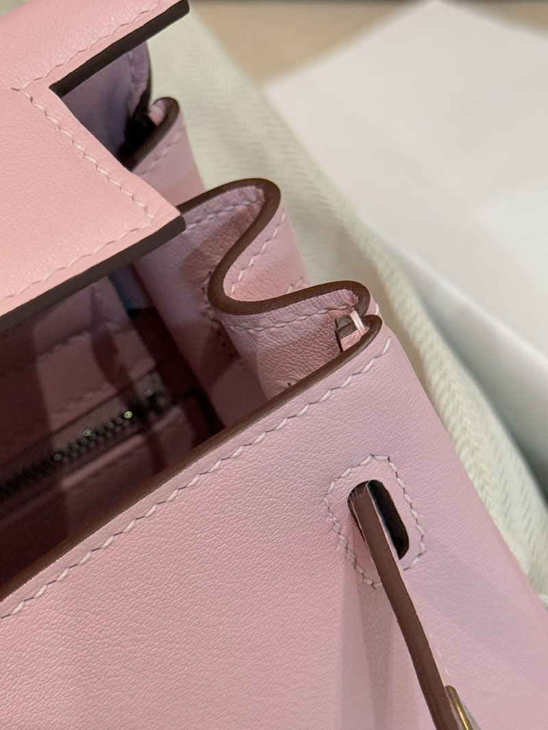 エルメス ケリー 25の通販 HERMES ケリー25 内縫い ローズサクラ スイフト シルバー金具 2631467 エルメス ケリーバッグ - 画像 (3)