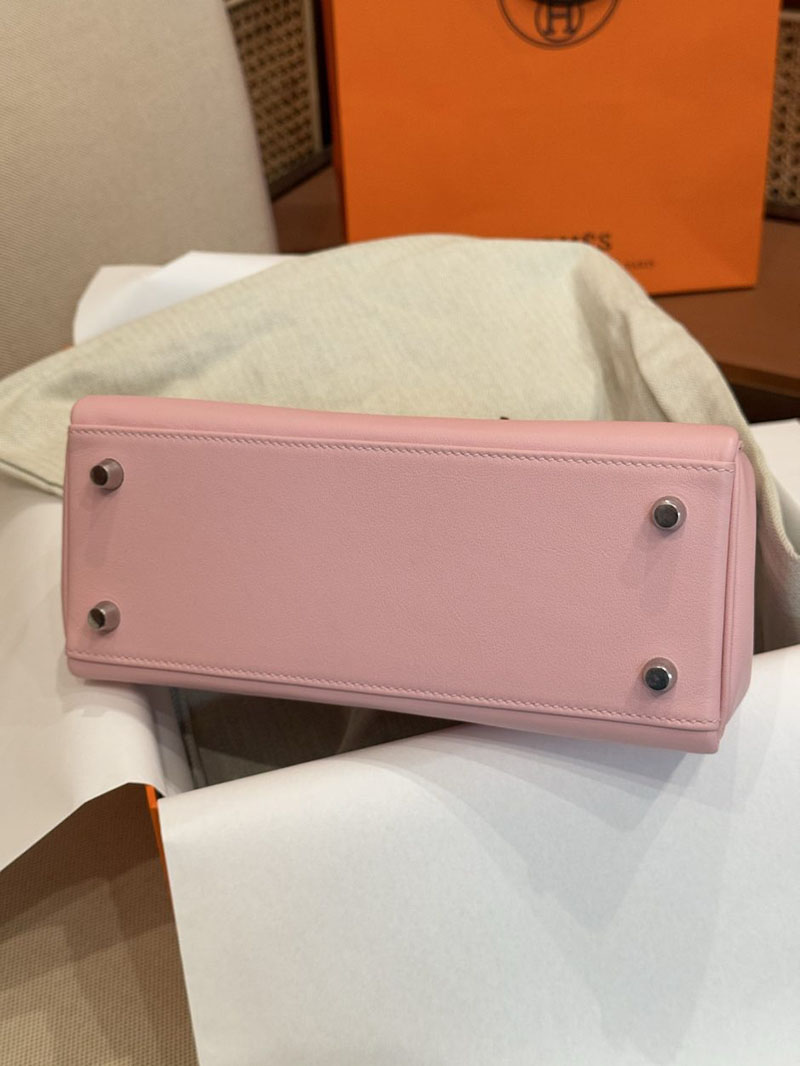 エルメス ケリー 25の通販 HERMES ケリー25 内縫い ローズサクラ スイフト シルバー金具 2631467 エルメス ケリーバッグ - 画像 (2)