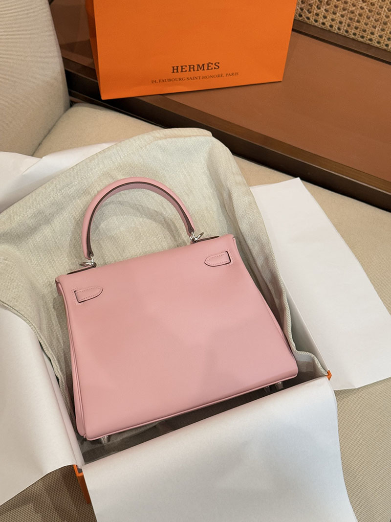 エルメス ケリー 25の通販 HERMES ケリー25 内縫い ローズサクラ スイフト シルバー金具 2631467 エルメス ケリーバッグ - 画像 (14)