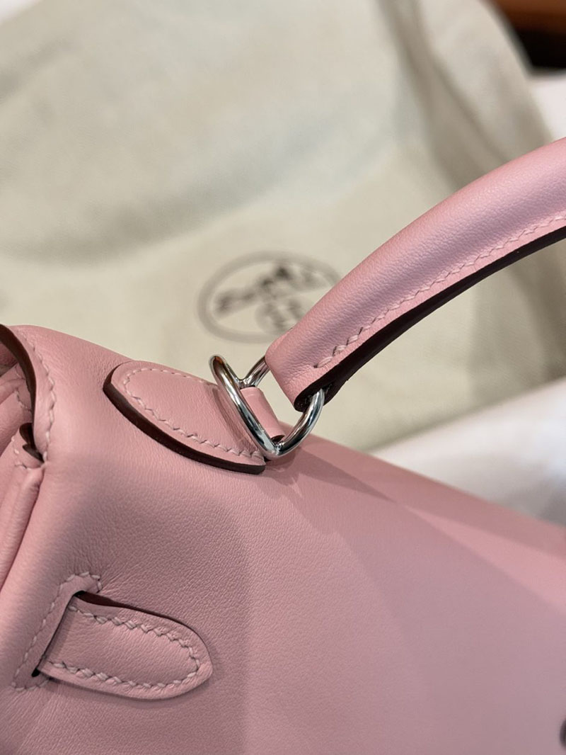 エルメス ケリー 25の通販 HERMES ケリー25 内縫い ローズサクラ スイフト シルバー金具 2631467 エルメス ケリーバッグ - 画像 (13)