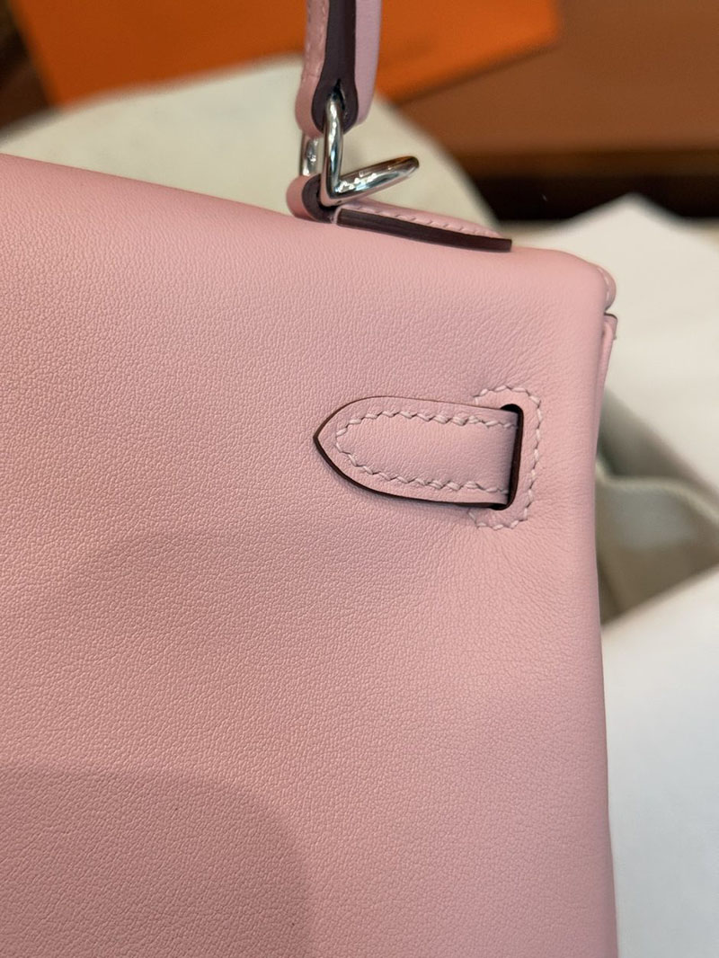 エルメス ケリー 25の通販 HERMES ケリー25 内縫い ローズサクラ スイフト シルバー金具 2631467 エルメス ケリーバッグ - 画像 (12)