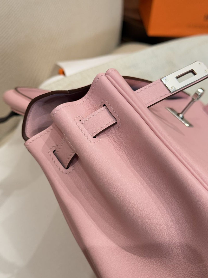 エルメス ケリー 25の通販 HERMES ケリー25 内縫い ローズサクラ スイフト シルバー金具 2631467 エルメス ケリーバッグ - 画像 (10)