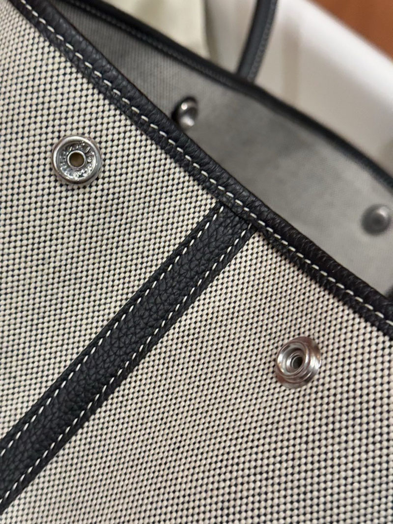 エルメス ガーデンパーティの通販 HERMES ガーデンパーティ 36 PM 黒 ネゴンダ/トワル シルバー金具 2631468 エルメス ガーデンパーティー pm - 画像 (2)