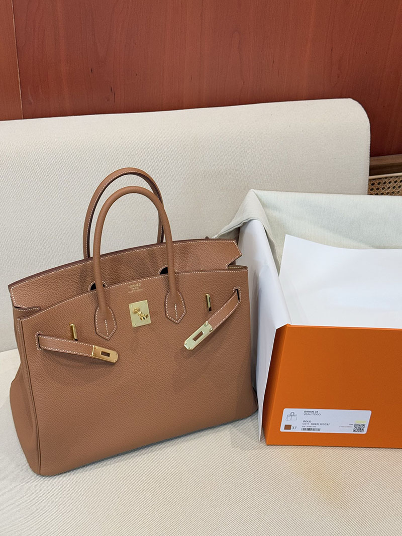 エルメス バーキン 35の通販 HERMES バーキン35 ゴールド トゴ ゴールド金具 2631470 エルメス バーキン35 トゴ - 画像 (4)