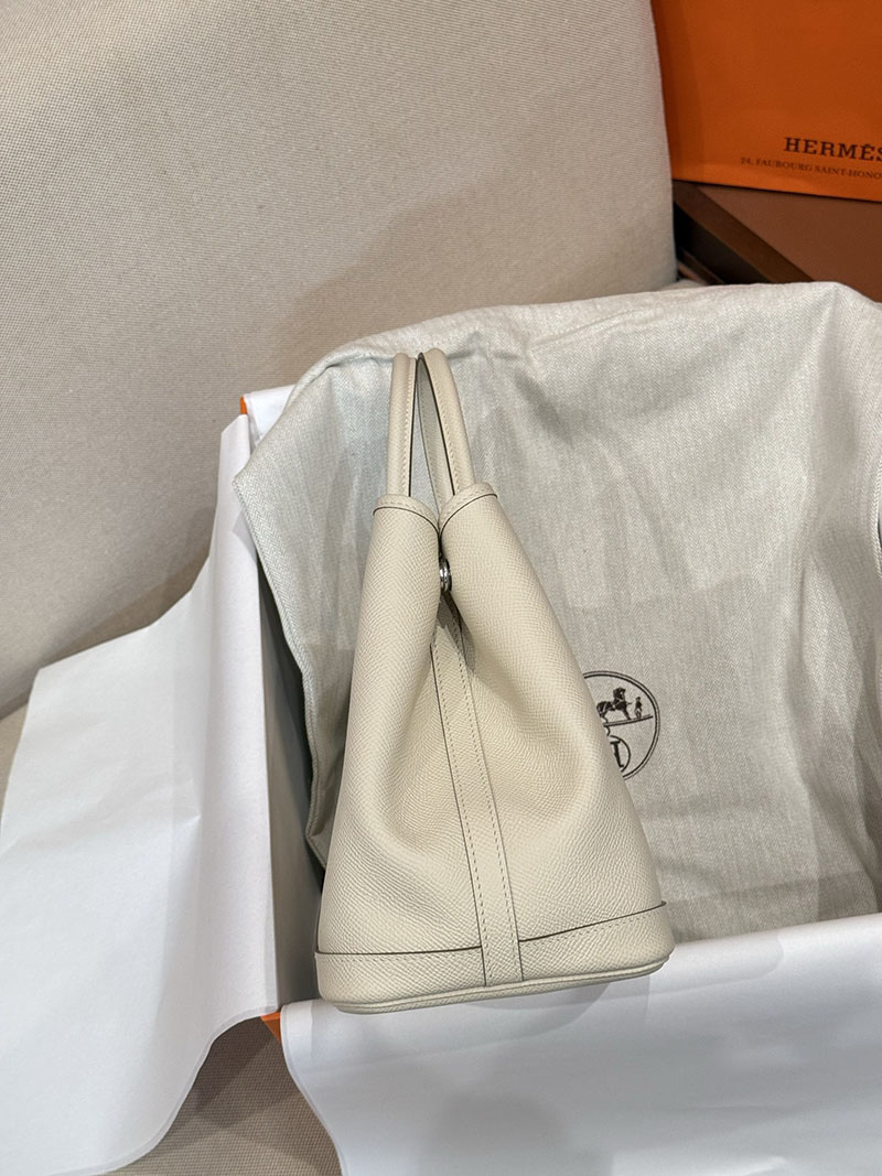エルメス ガーデンパーティの通販 HERMES ガーデンパーティ 30 TPM クレ ヴォーエプソン シルバー金具 2631471 ガーデンパーティー TPM - 画像 (9)