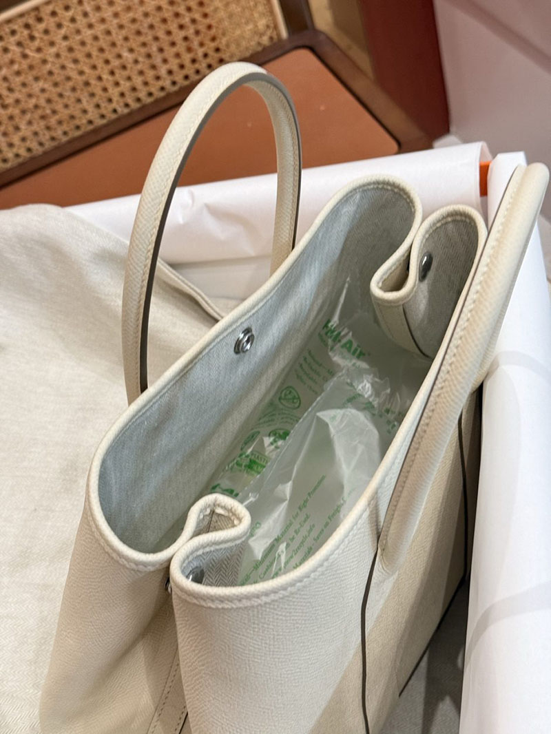 エルメス ガーデンパーティの通販 HERMES ガーデンパーティ 30 TPM クレ ヴォーエプソン シルバー金具 2631471 ガーデンパーティー TPM - 画像 (3)