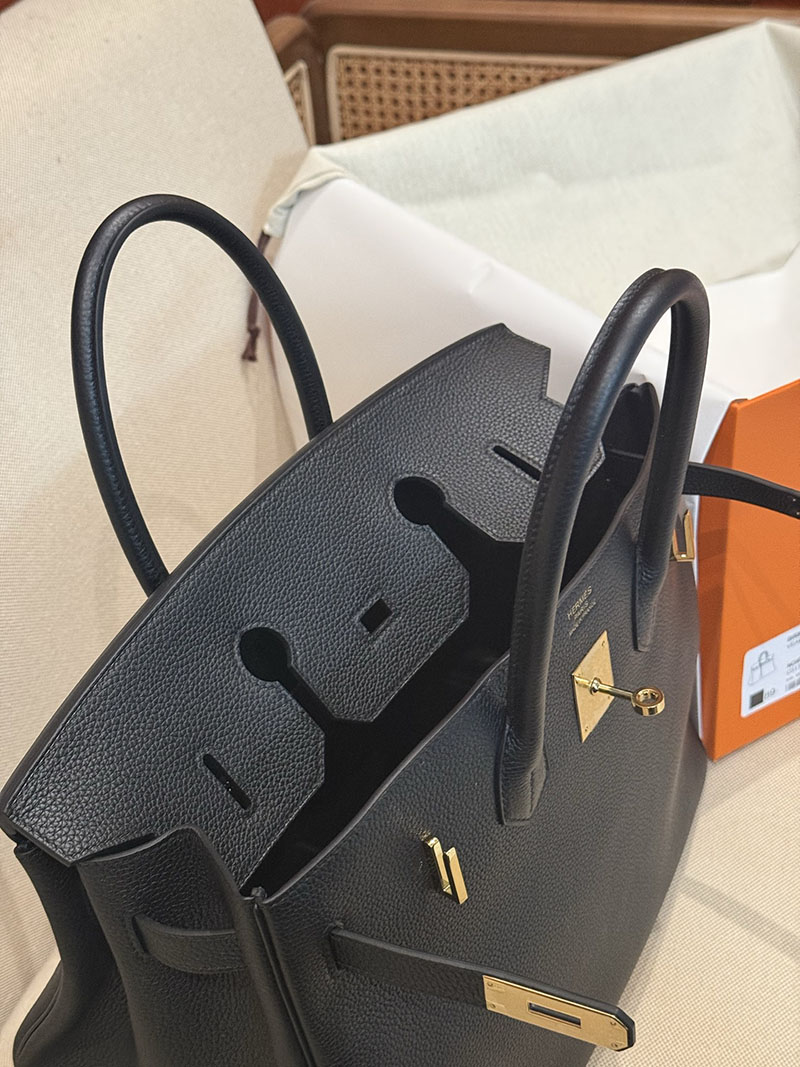 エルメス バーキン 35の通販 HERMES バーキン35 黒 ブラック トゴ ゴールド金具 2631472 バーキン35 黒 定価 - 画像 (3)