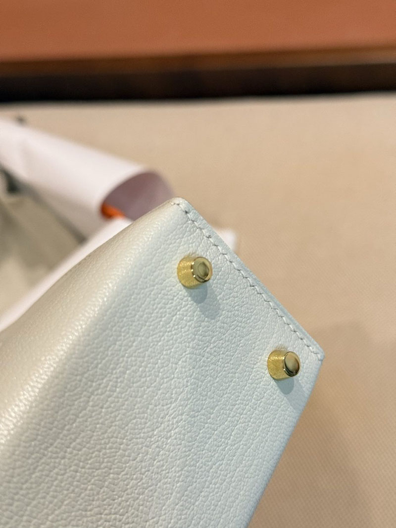 エルメス ケリーミニ2の通販 HERMES ケリーミニ2 外縫い クレ シェブルミゾル ゴールド金具 2631473 ミニケリー2 定価 - 画像 (6)