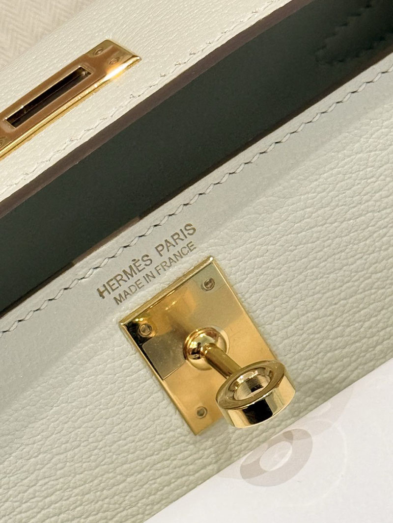 エルメス ケリーミニ2の通販 HERMES ケリーミニ2 外縫い クレ シェブルミゾル ゴールド金具 2631473 ミニケリー2 定価 - 画像 (5)