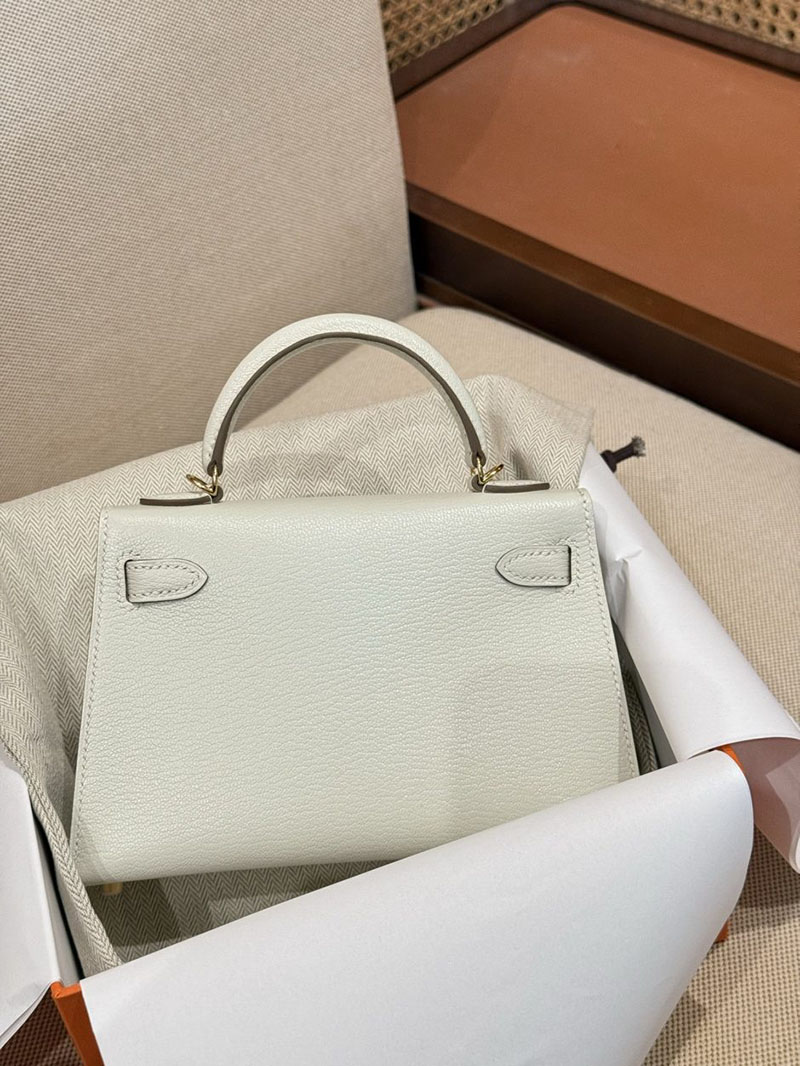 エルメス ケリーミニ2の通販 HERMES ケリーミニ2 外縫い クレ シェブルミゾル ゴールド金具 2631473 ミニケリー2 定価 - 画像 (4)