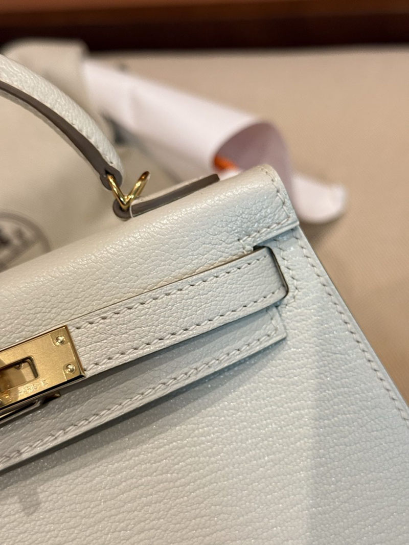 エルメス ケリーミニ2の通販 HERMES ケリーミニ2 外縫い クレ シェブルミゾル ゴールド金具 2631473 ミニケリー2 定価 - 画像 (16)