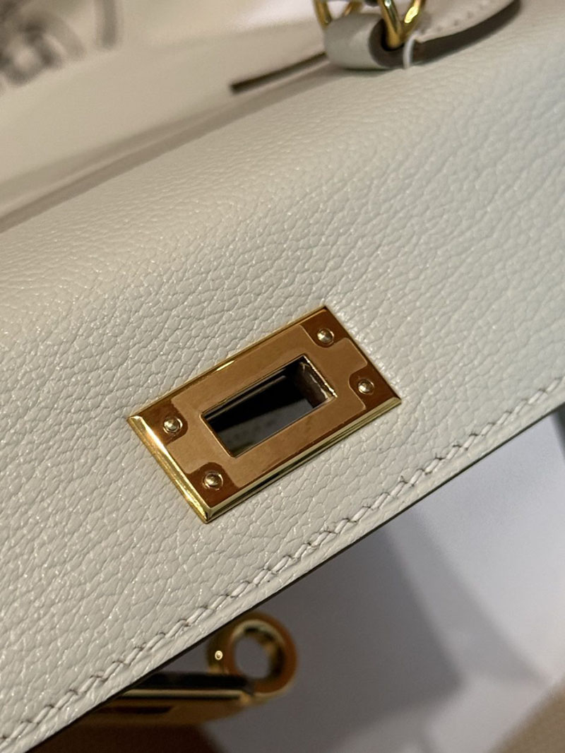 エルメス ケリーミニ2の通販 HERMES ケリーミニ2 外縫い クレ シェブルミゾル ゴールド金具 2631473 ミニケリー2 定価 - 画像 (13)