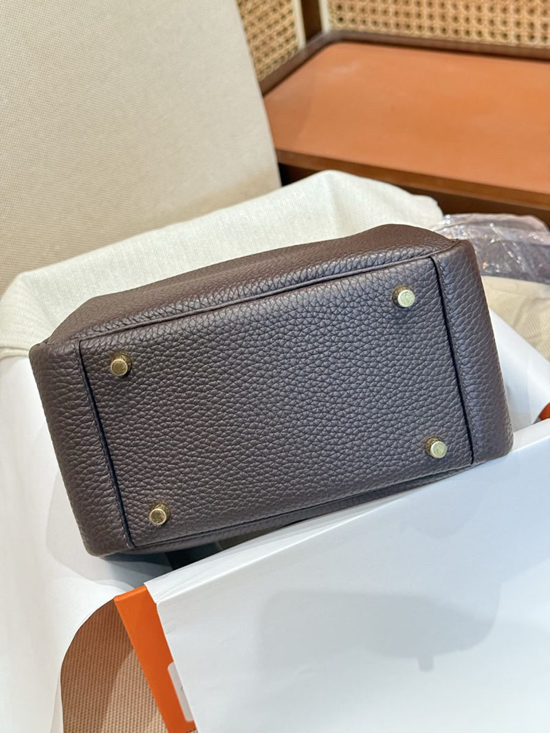 エルメス リンディミニの通販 HERMES ミニリンディ エベンヌ トリヨンクレマンス ゴールド金具 2631476 エルメス リンディ ミニ 定価 - 画像 (2)