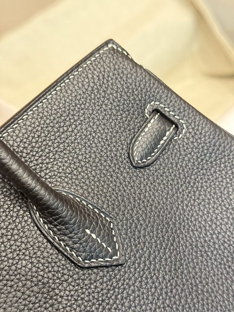 エルメス バーキン25の通販 HERMES バーキン25 ヴェルソ 黒 ブラック ゴールド トゴ シルバー金具 2631477 バーキン 25 ヴェルソ - 画像 (5)