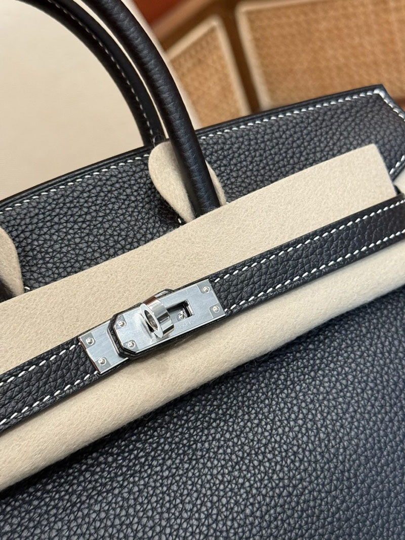 エルメス バーキン25の通販 HERMES バーキン25 ヴェルソ 黒 ブラック ゴールド トゴ シルバー金具 2631477 バーキン 25 ヴェルソ - 画像 (3)