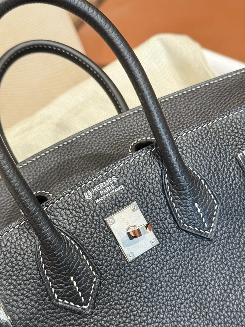 エルメス バーキン25の通販 HERMES バーキン25 ヴェルソ 黒 ブラック ゴールド トゴ シルバー金具 2631477 バーキン 25 ヴェルソ - 画像 (2)