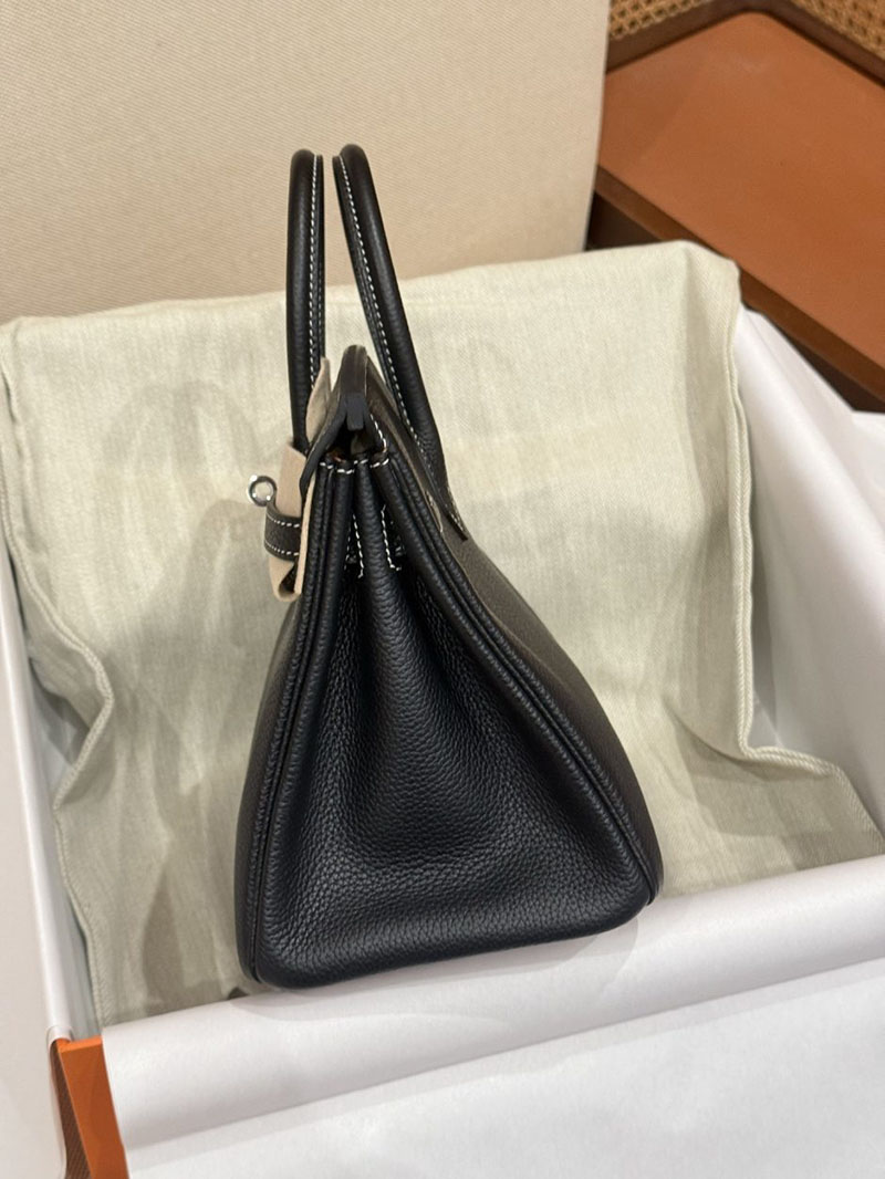 エルメス バーキン25の通販 HERMES バーキン25 ヴェルソ 黒 ブラック ゴールド トゴ シルバー金具 2631477 バーキン 25 ヴェルソ - 画像 (13)