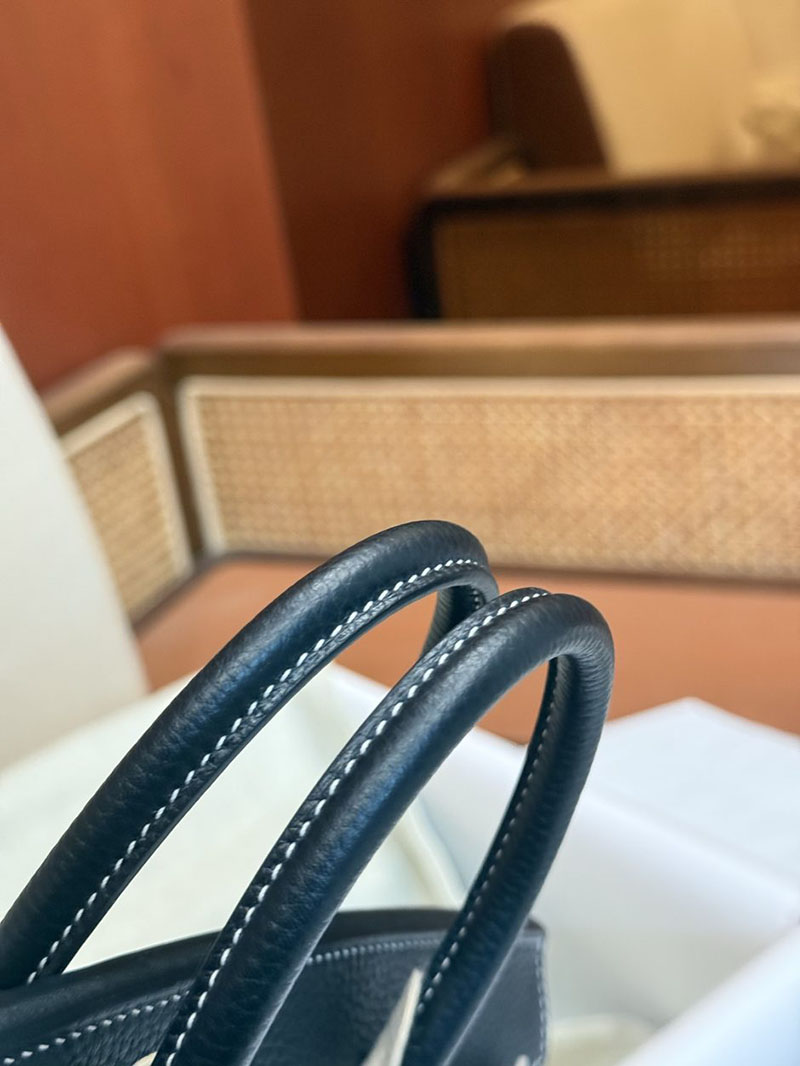 エルメス バーキン25の通販 HERMES バーキン25 ヴェルソ 黒 ブラック ゴールド トゴ シルバー金具 2631477 バーキン 25 ヴェルソ - 画像 (12)