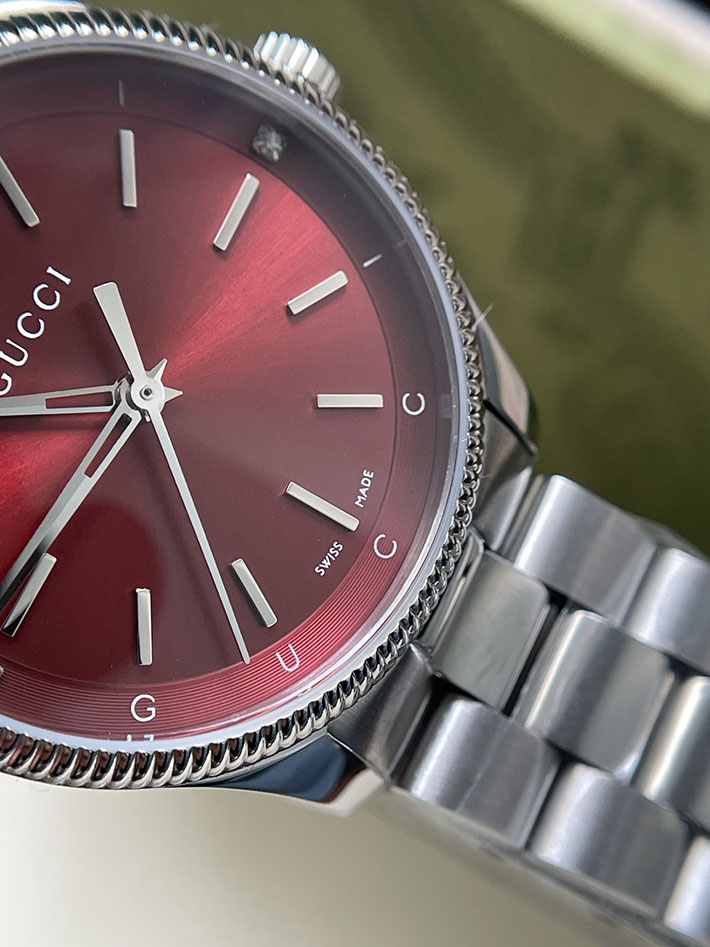 グッチ直営アウトレット店 GUCCI YA1265069 G-タイムレス ウォッチ 29mm 824258 I16F0 8535 グッチ時計 レディース 人気 - 画像 (5)